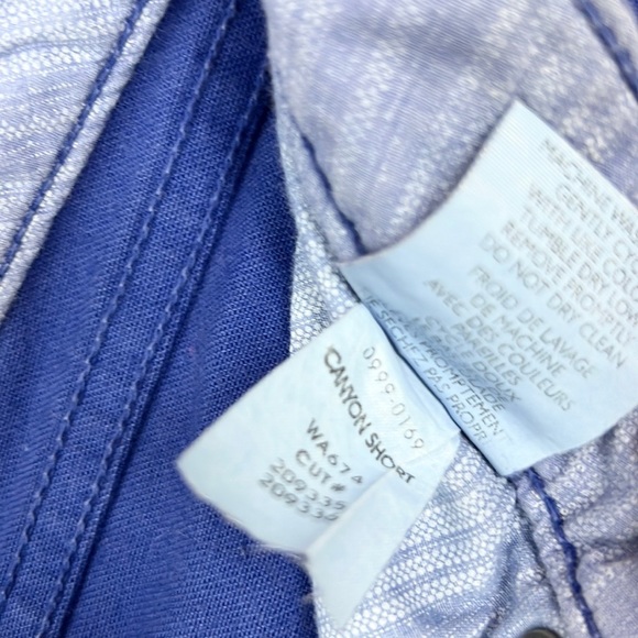 PAIGE | 💙 Blue Faded Denim Low-Rise Short Jean Shorts - Picture 11 of 13